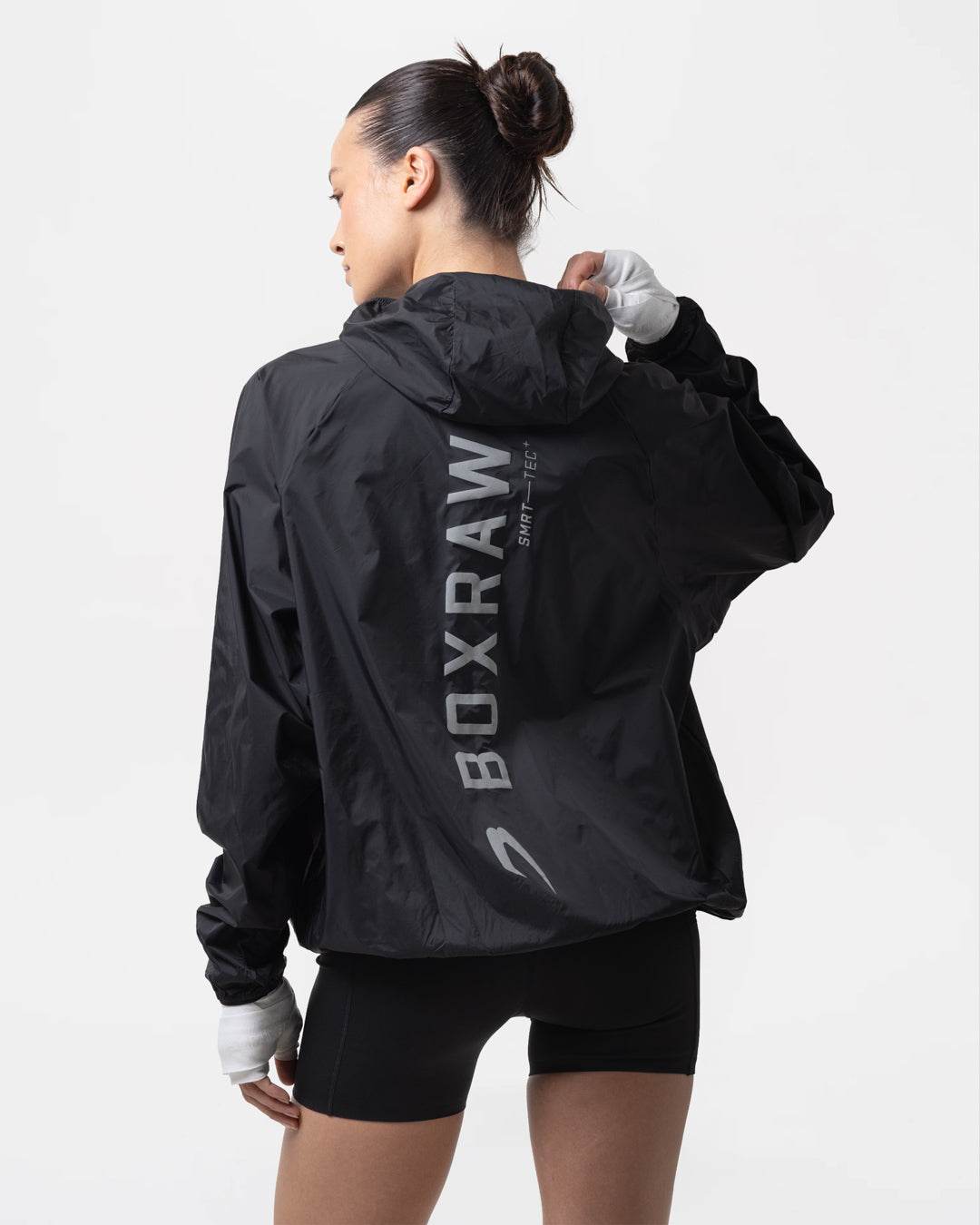 Genaro Zip Up Windbreaker - Black