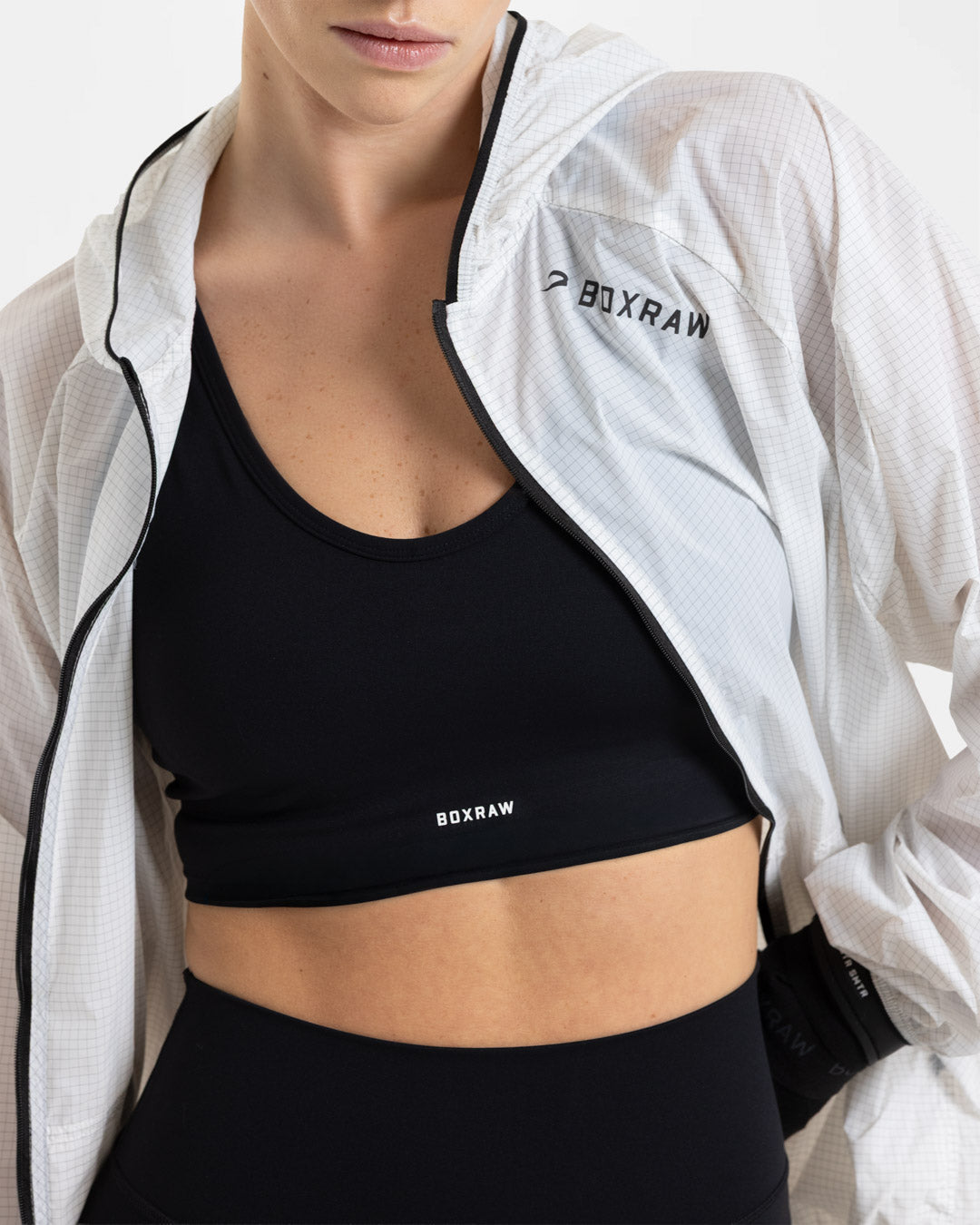 Genaro Zip Up Windbreaker - White