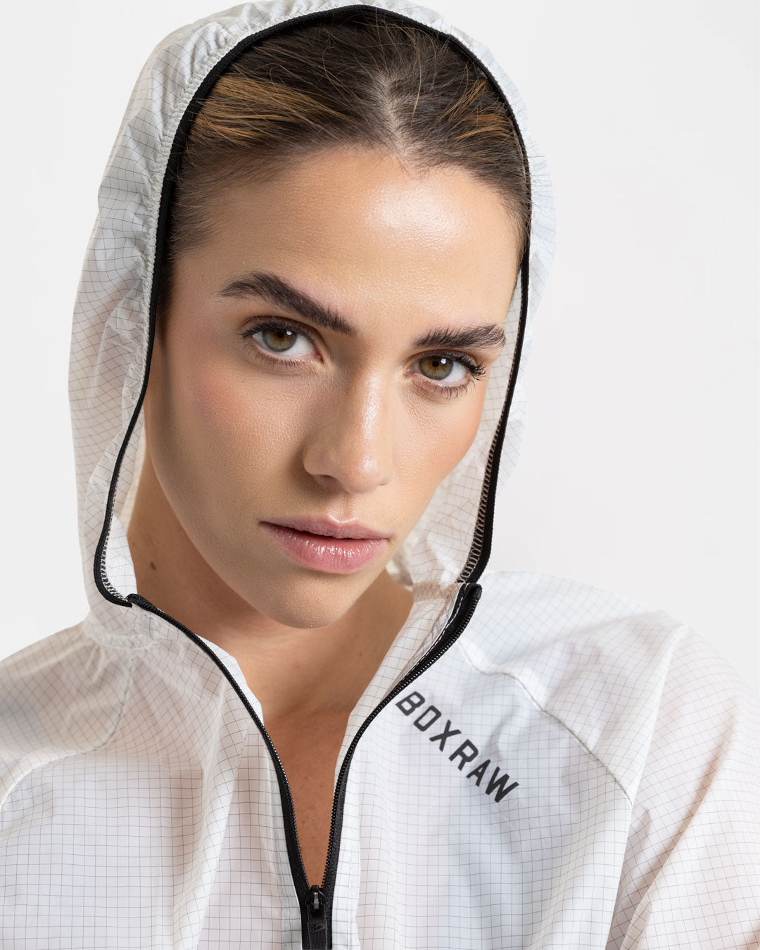 Genaro Zip Up Windbreaker - White