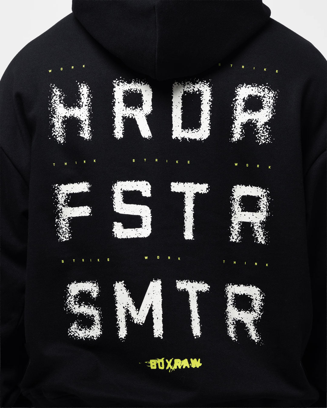 HRDR FSTR SMTR Oversized Hoodie - Black