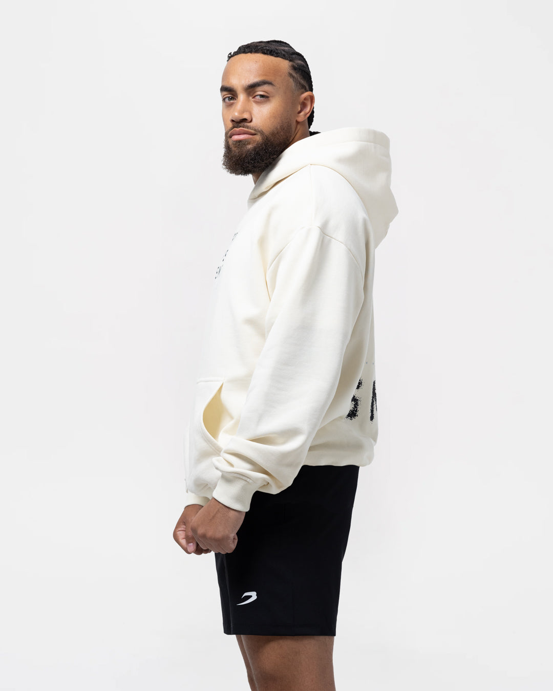 HRDR FSTR SMTR Oversized Hoodie - Ivory