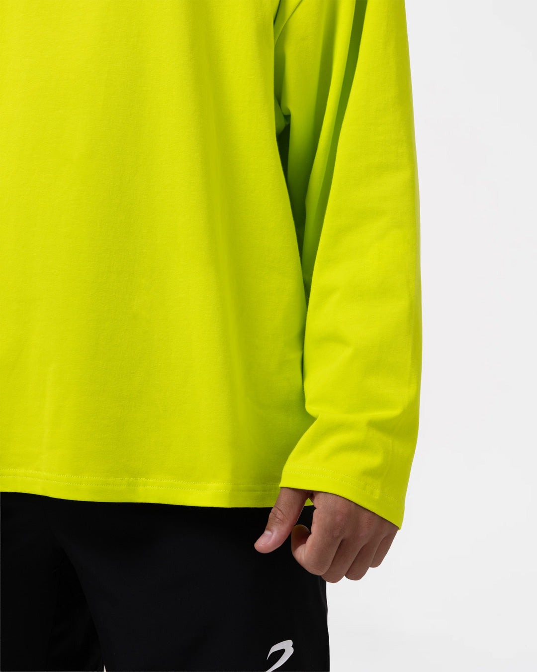HRDR FSTR SMTR Oversized Long Sleeve T-Shirt - Lime