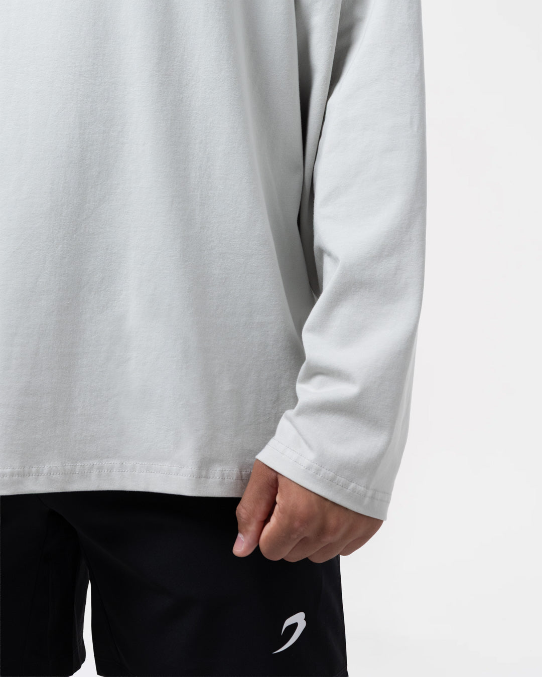 HRDR FSTR SMTR Oversized Long Sleeve T-Shirt - Slate
