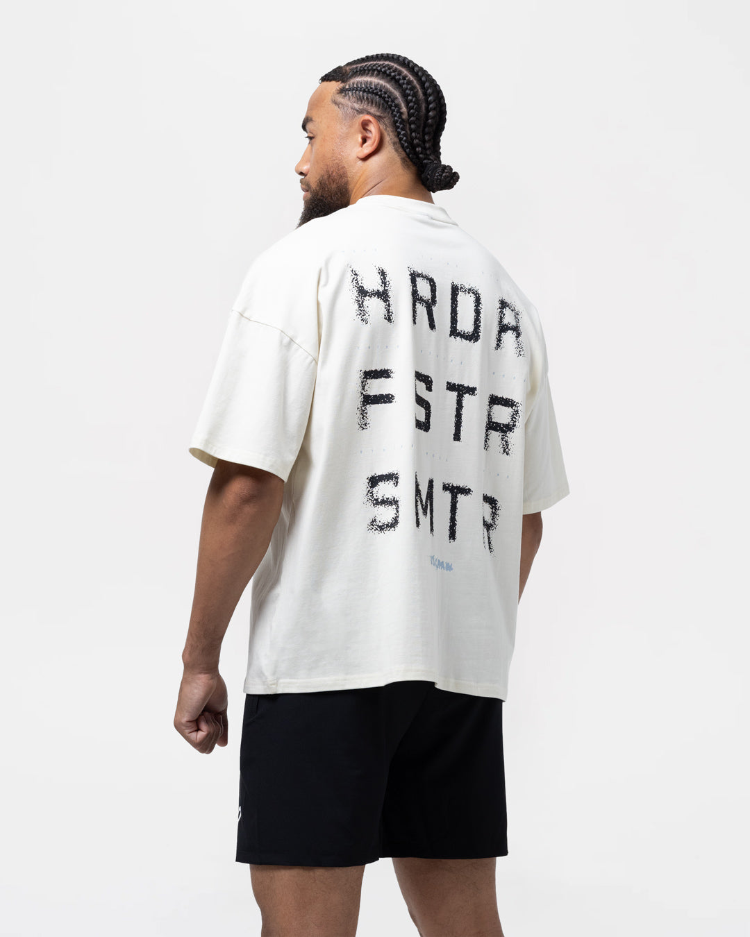 HRDR FSTR SMTR Oversized T-Shirt - Ivory