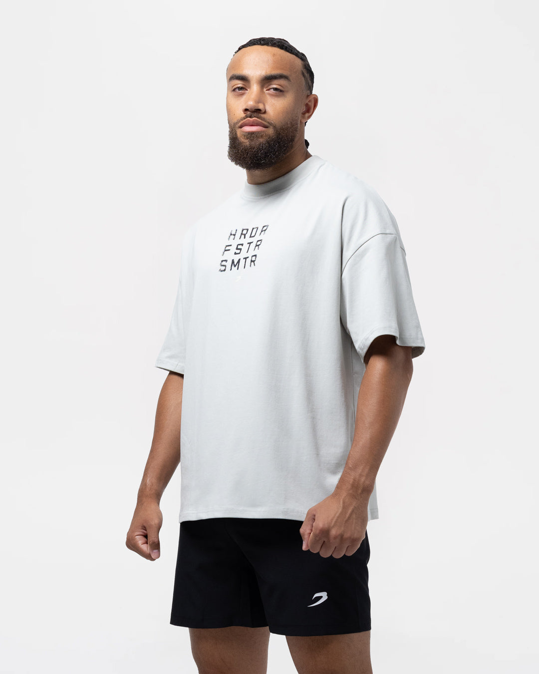 HRDR FSTR SMTR Oversized T-Shirt - Slate