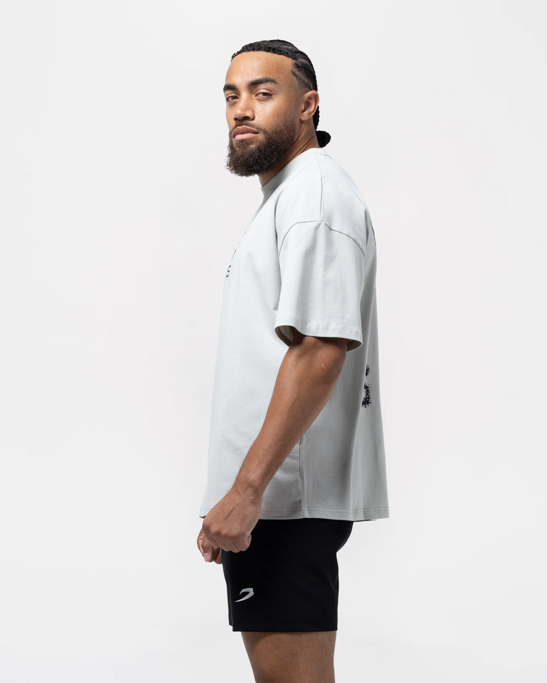 HRDR FSTR SMTR Oversized T-Shirt - Slate
