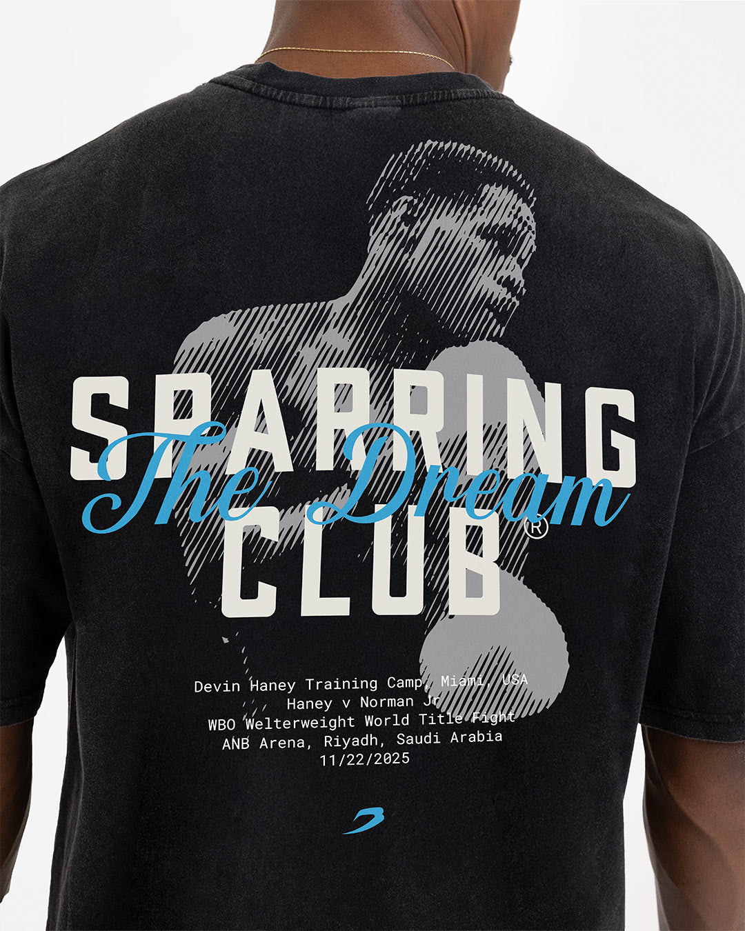 Haney x Sparring Club Oversized T-Shirt (Ltd. Edition) - Washed Black