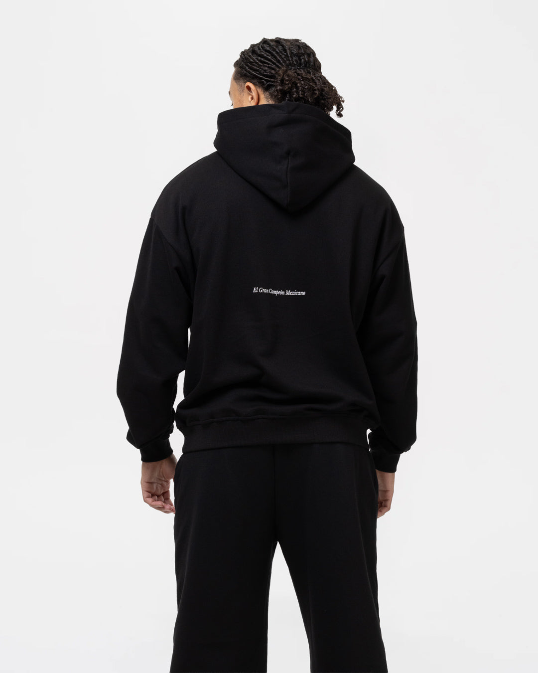 Chávez x BOXRAW Fighters Are Born Oversized Hoodie - Black