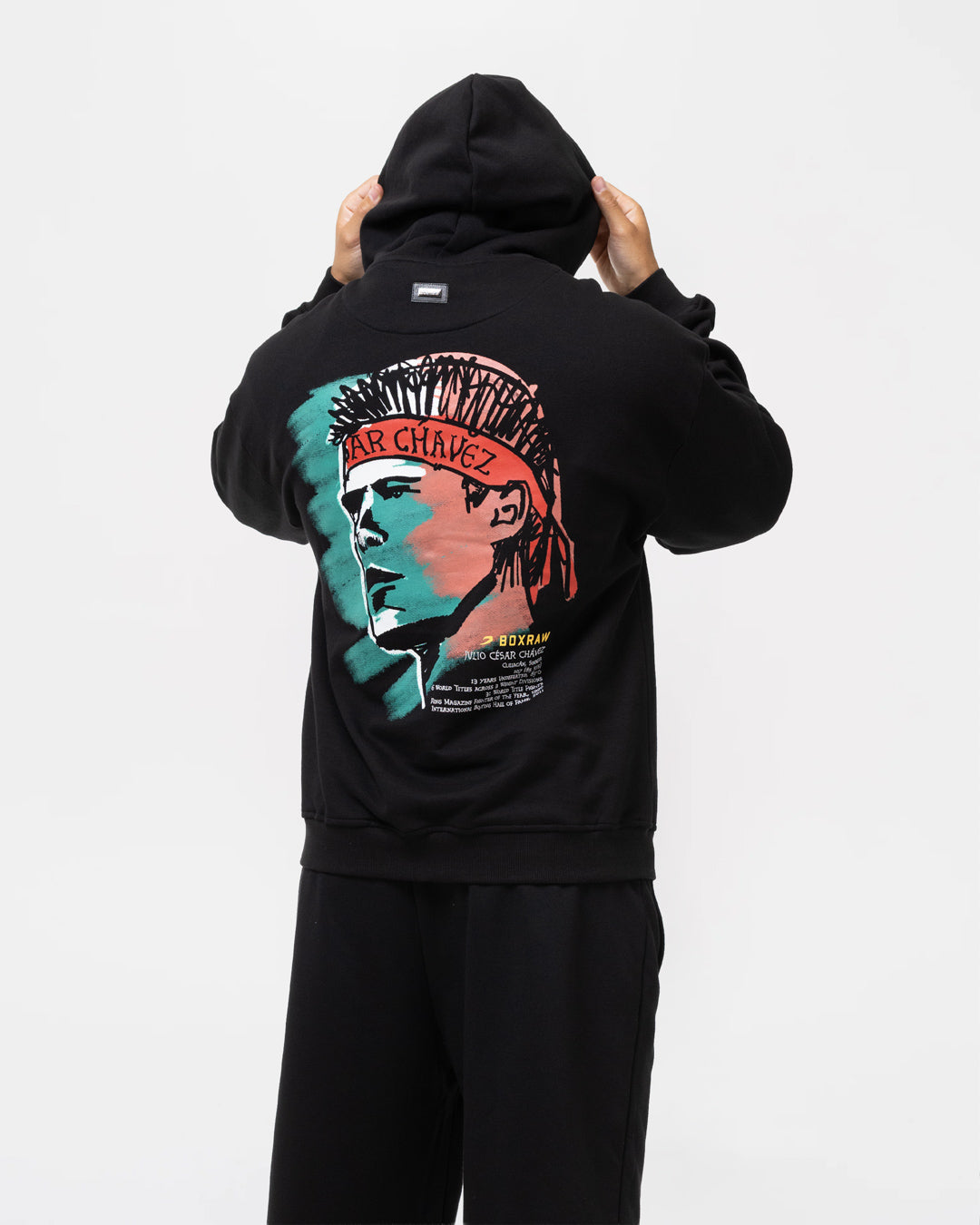 Chávez x BOXRAW Oversized Hoodie - Black