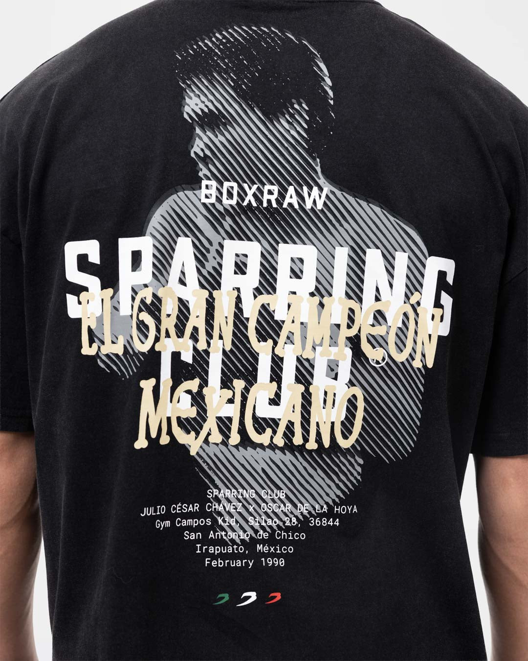 Chávez x Sparring Club Oversized T-Shirt - Washed Black