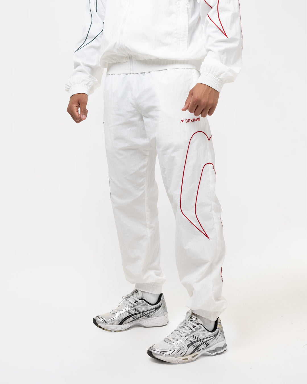 Chávez x BOXRAW Track Bottoms - White
