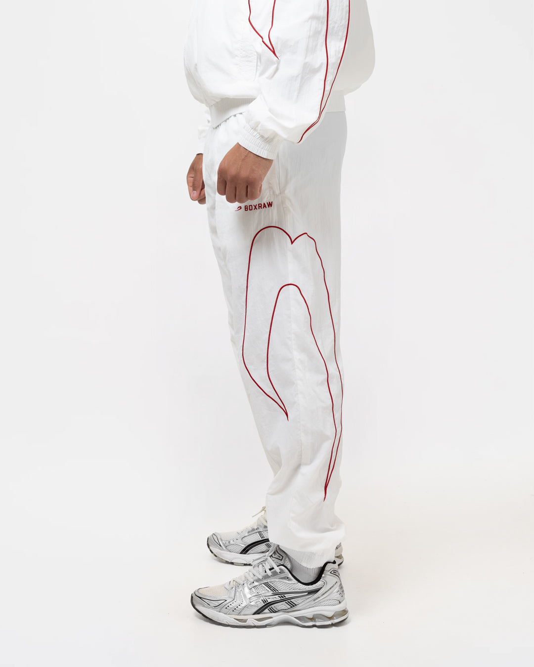Chávez x BOXRAW Track Bottoms - White