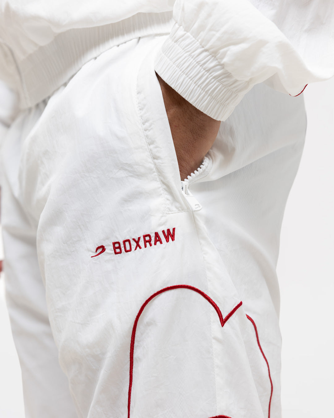 Chávez x BOXRAW Track Bottoms - White