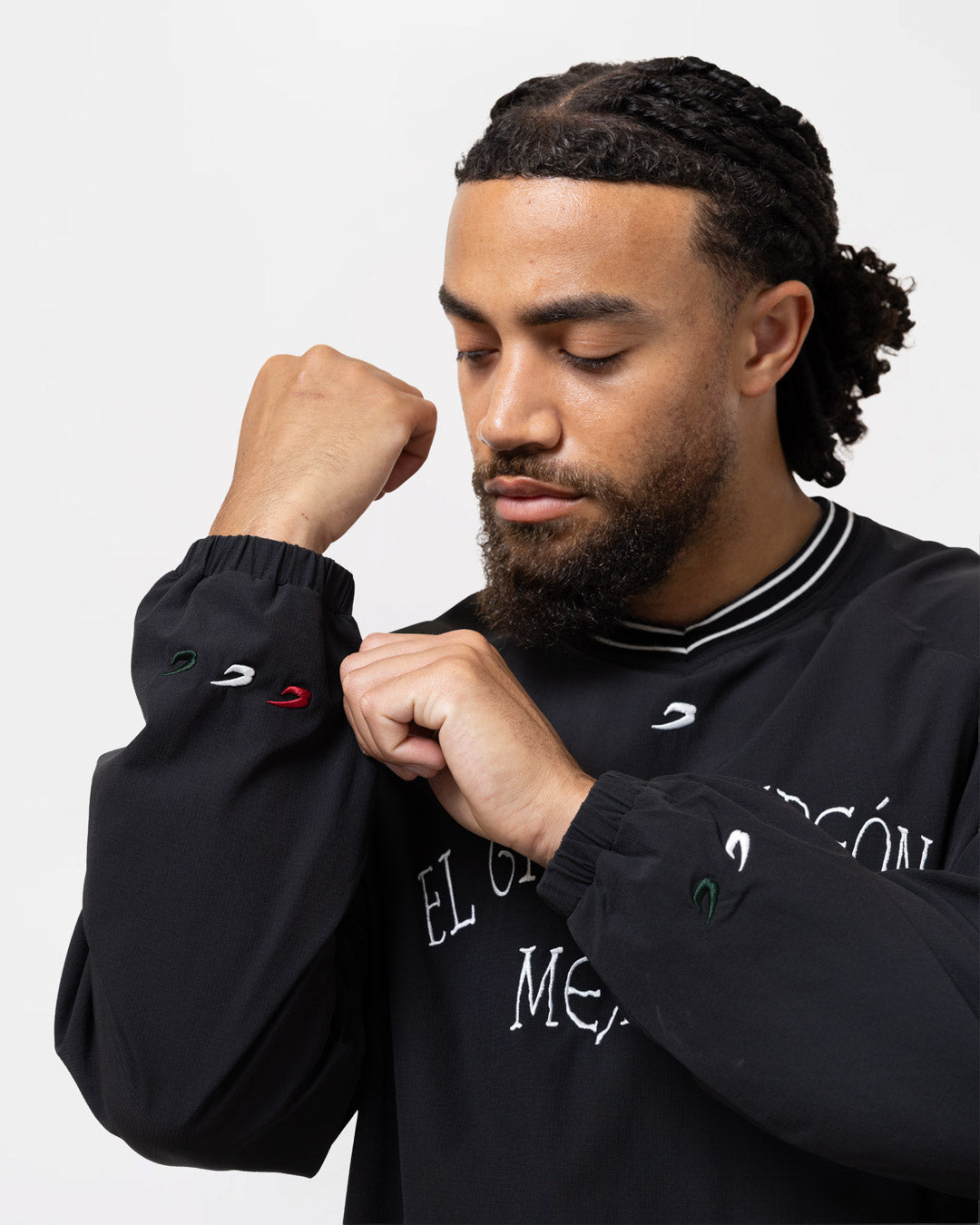 Chávez x BOXRAW Shell Sweatshirt - Black