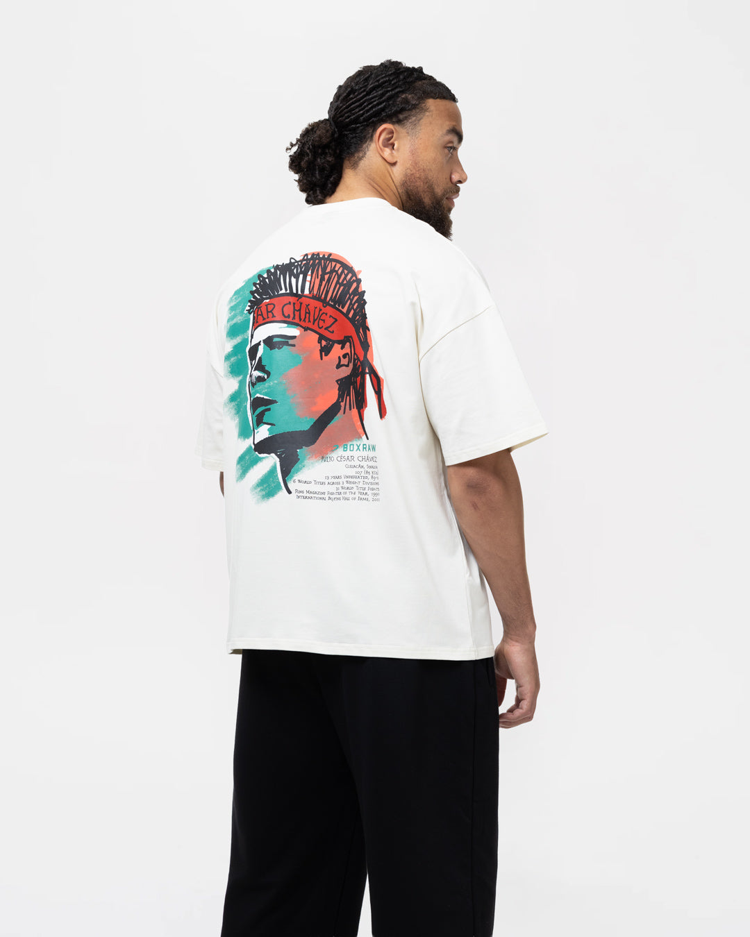 Chávez x BOXRAW Oversized T-Shirt - Beige