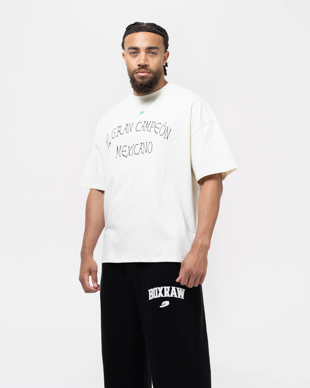 Chávez x BOXRAW Oversized T-Shirt - Beige