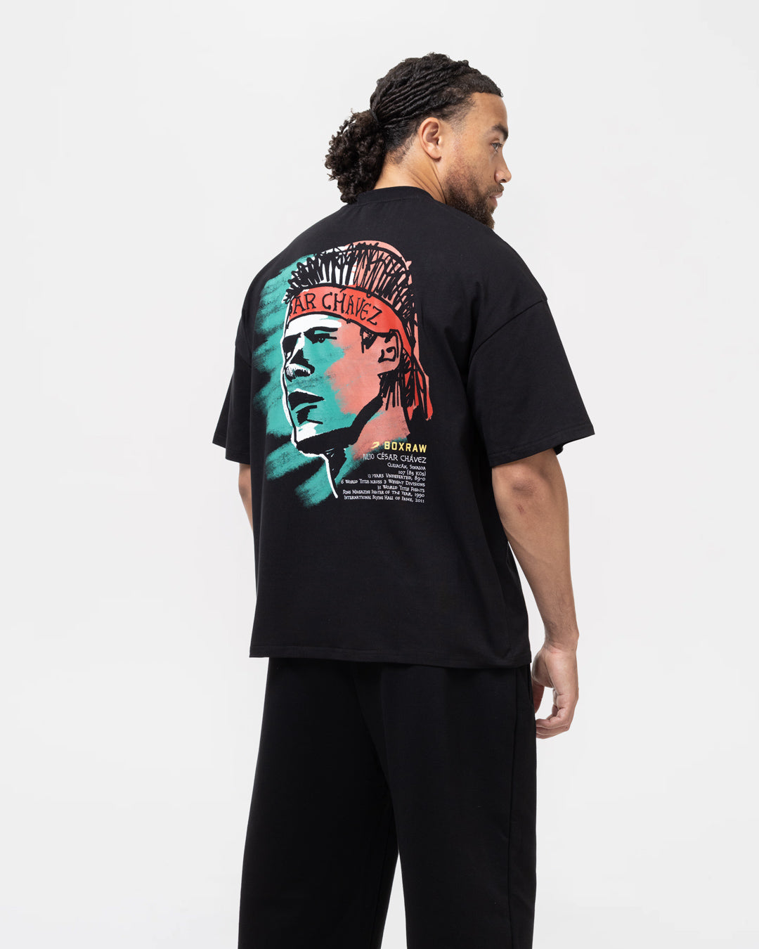 Chávez x BOXRAW Oversized T-Shirt - Black