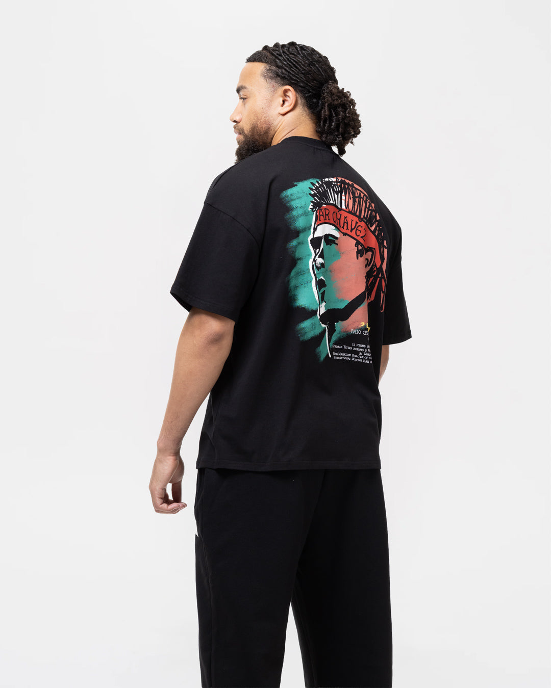 Chávez x BOXRAW Oversized T-Shirt - Black