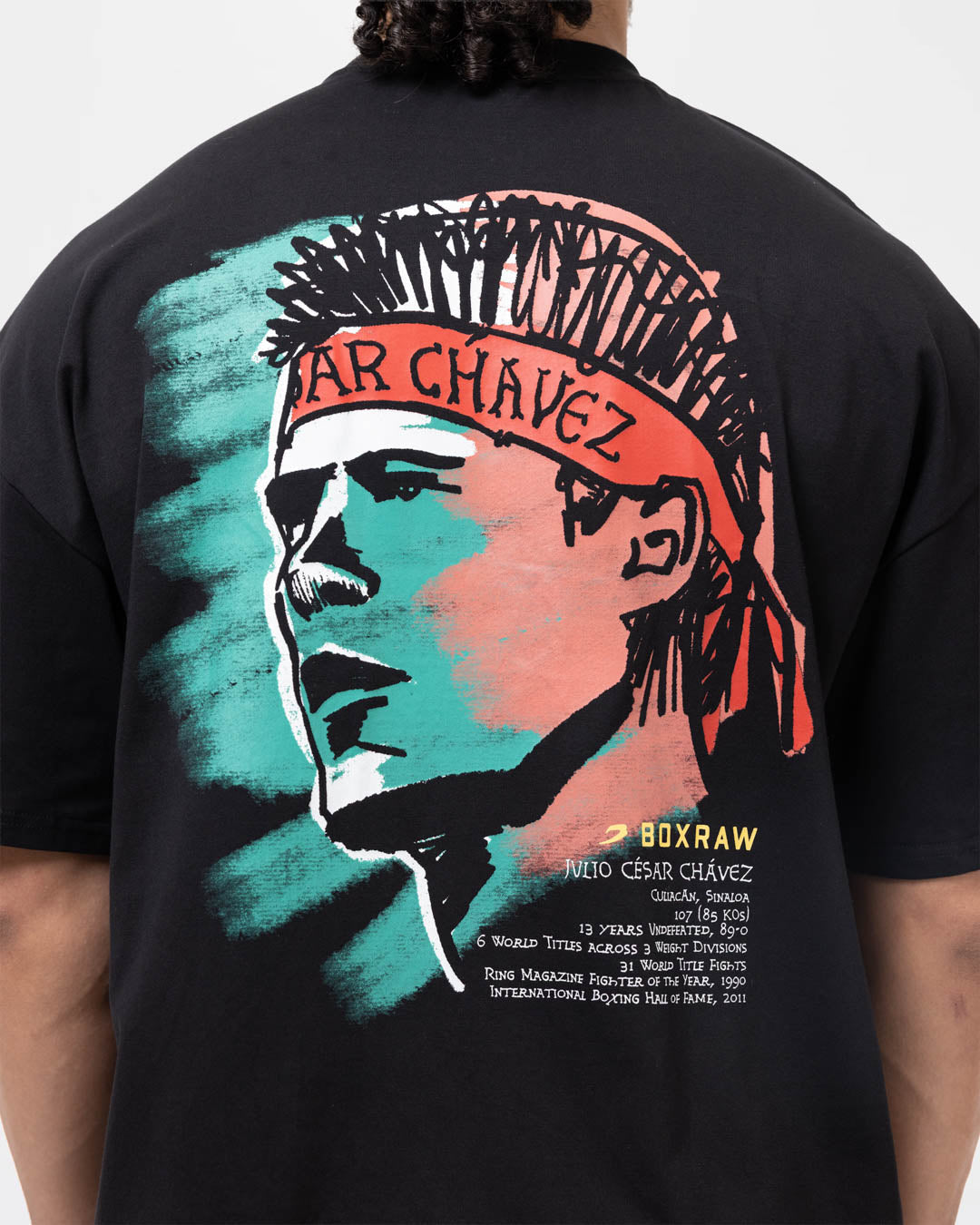 Chávez x BOXRAW Oversized T-Shirt - Black