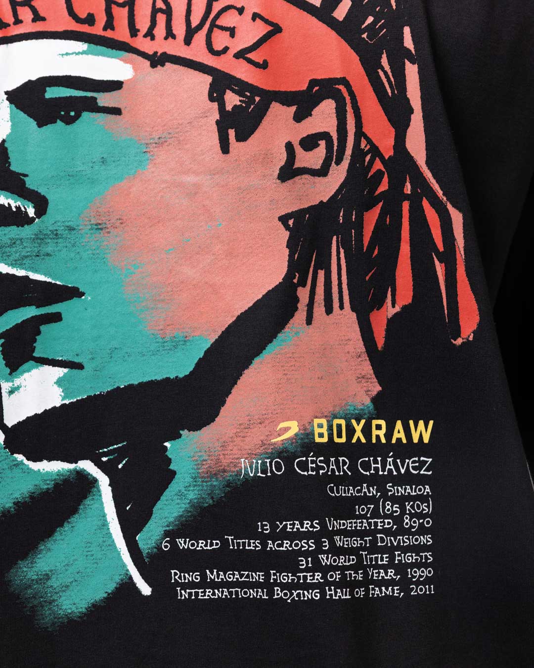 Chávez x BOXRAW Oversized T-Shirt - Black