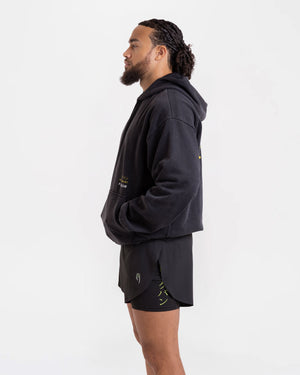Nakatani x Sparring Club Oversized Hoodie - Washed Black