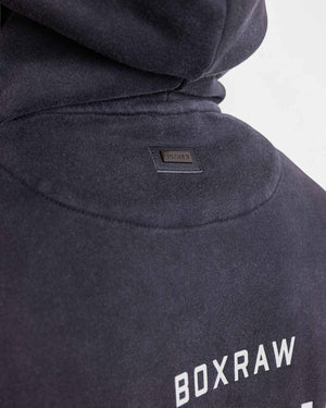 Nakatani x Sparring Club Oversized Hoodie - Washed Black