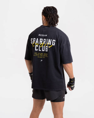 Nakatani x Sparring Club Oversized T-Shirt - Washed Black