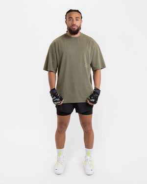 Nakatani x Sparring Club Oversized T-Shirt - Washed Olive