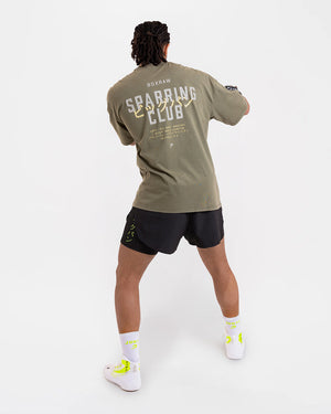 Nakatani x Sparring Club Oversized T-Shirt - Washed Olive