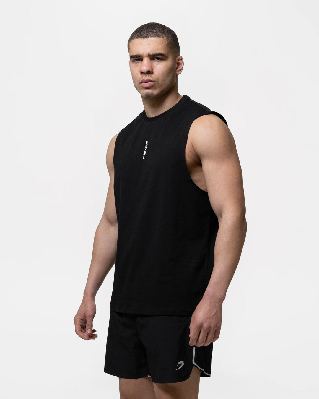 Lineal Muscle Tank - Black