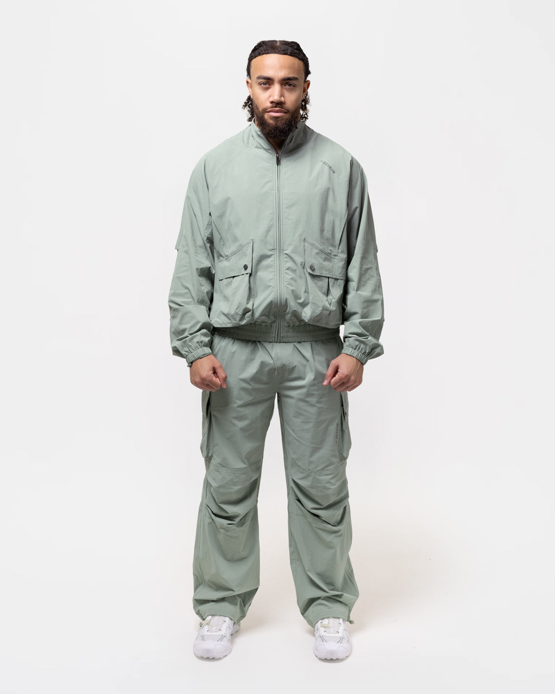 Benton Cargo Pants - Stone Green