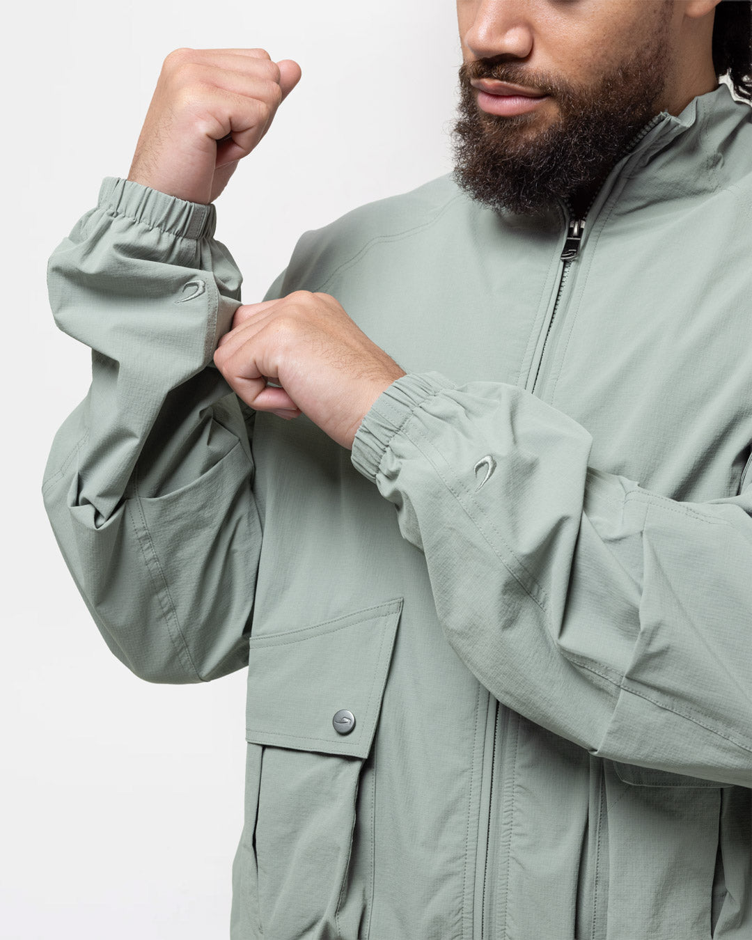 Benton Cargo Jacket - Stone Green