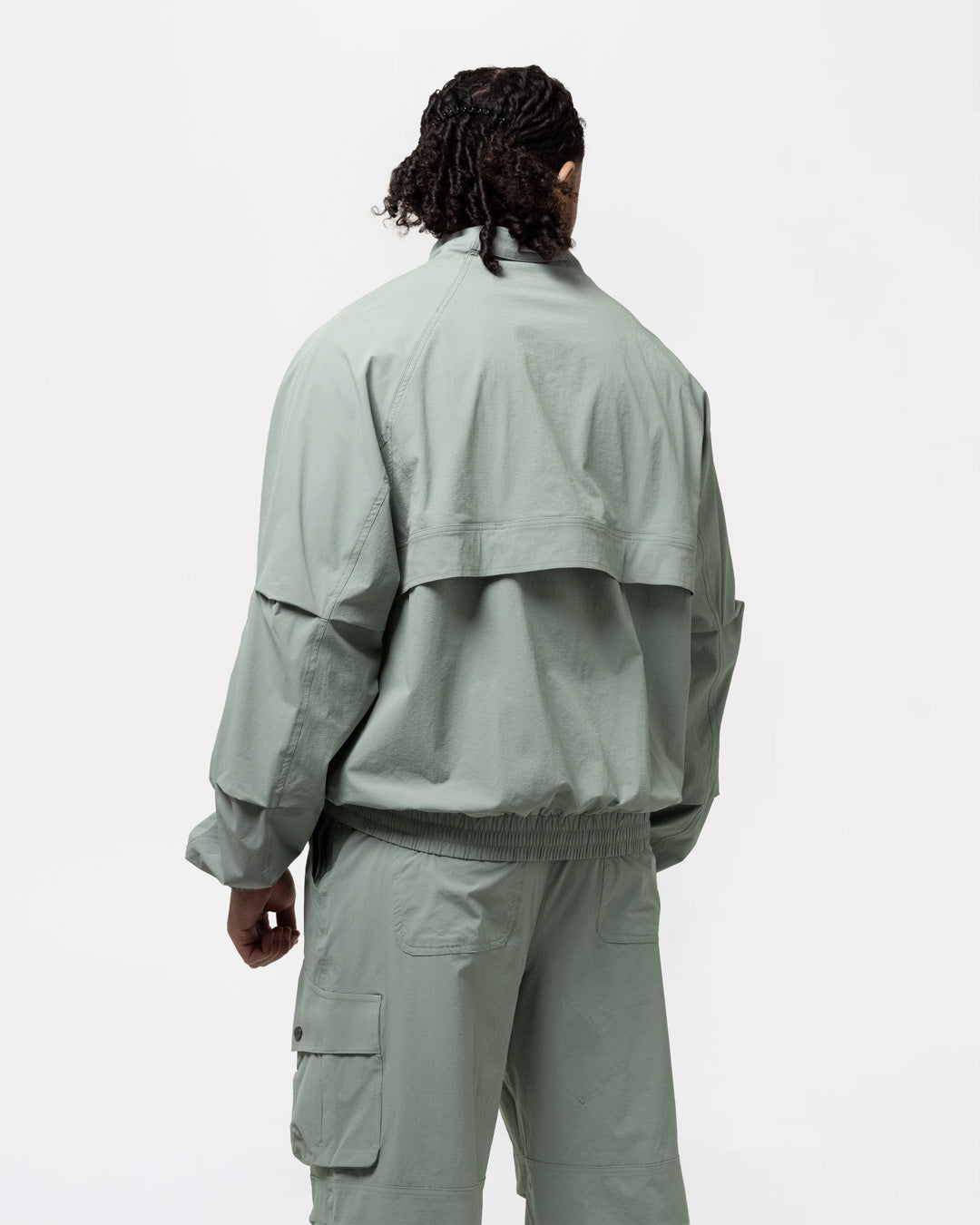 Benton Cargo Jacket - Stone Green