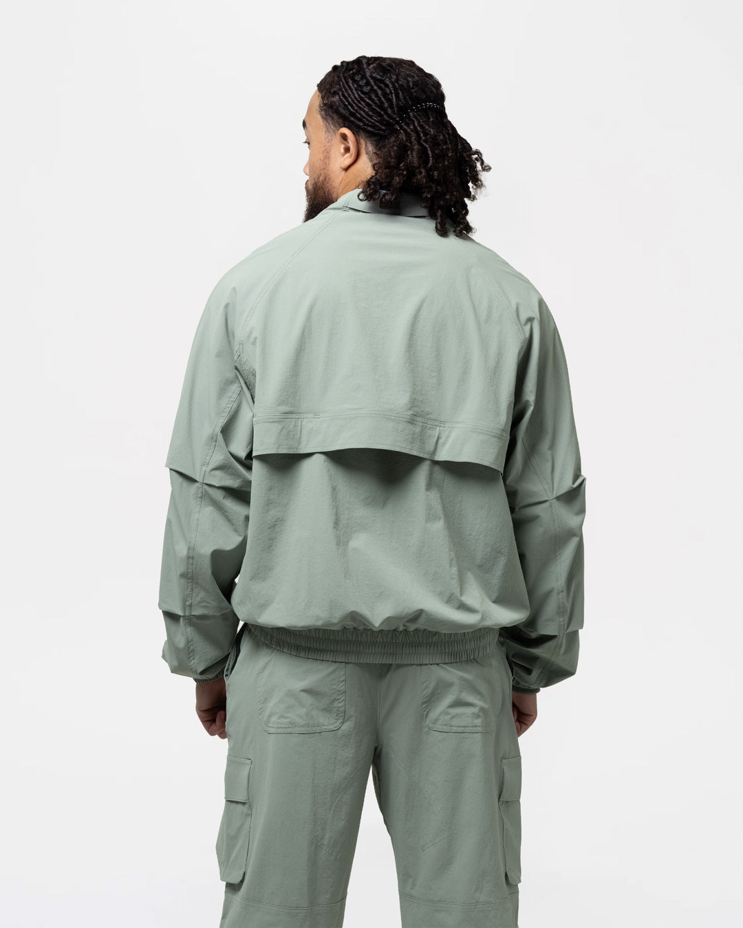 Benton Cargo Jacket - Stone Green