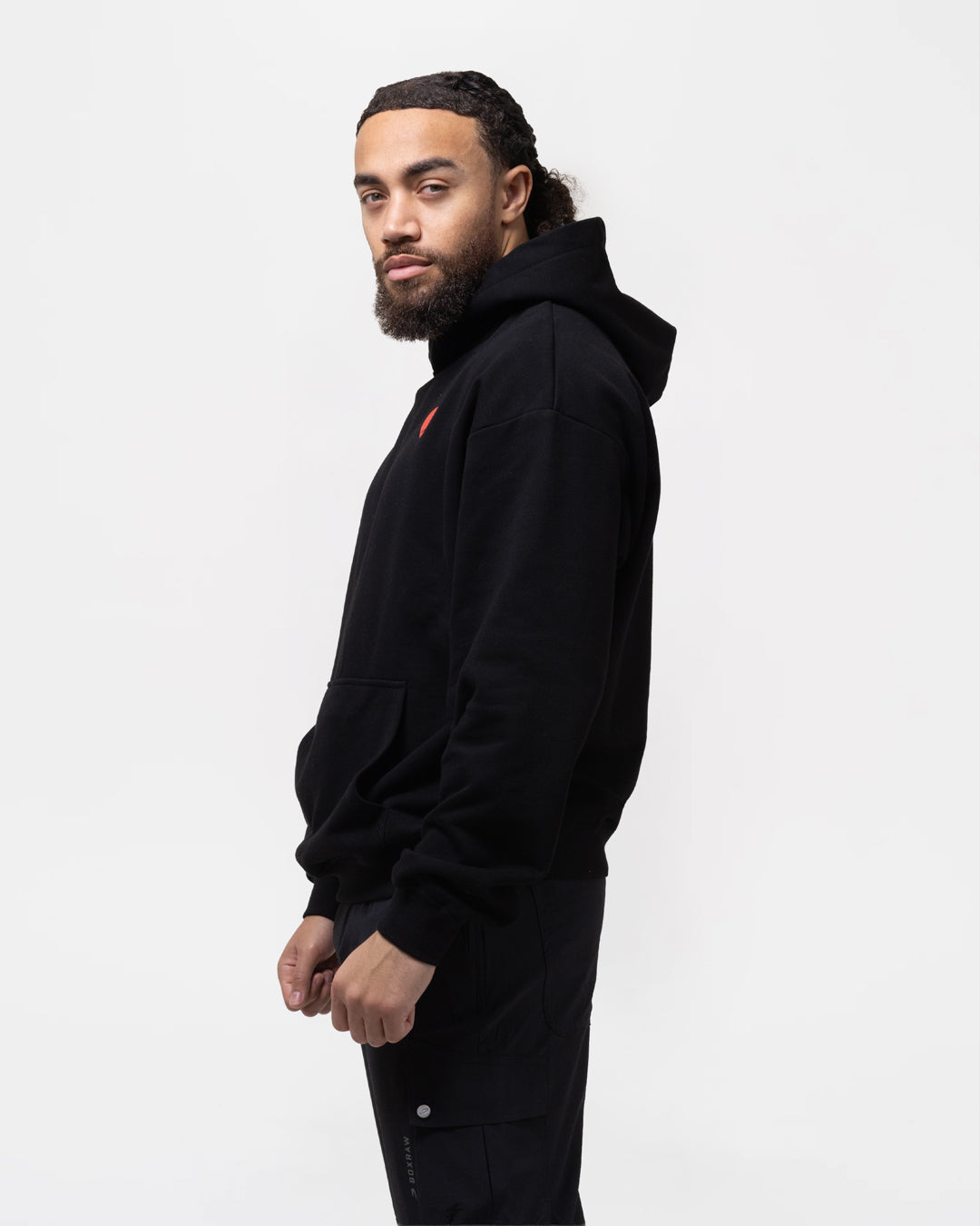 Boxing is Love Oversized Hoodie - Black