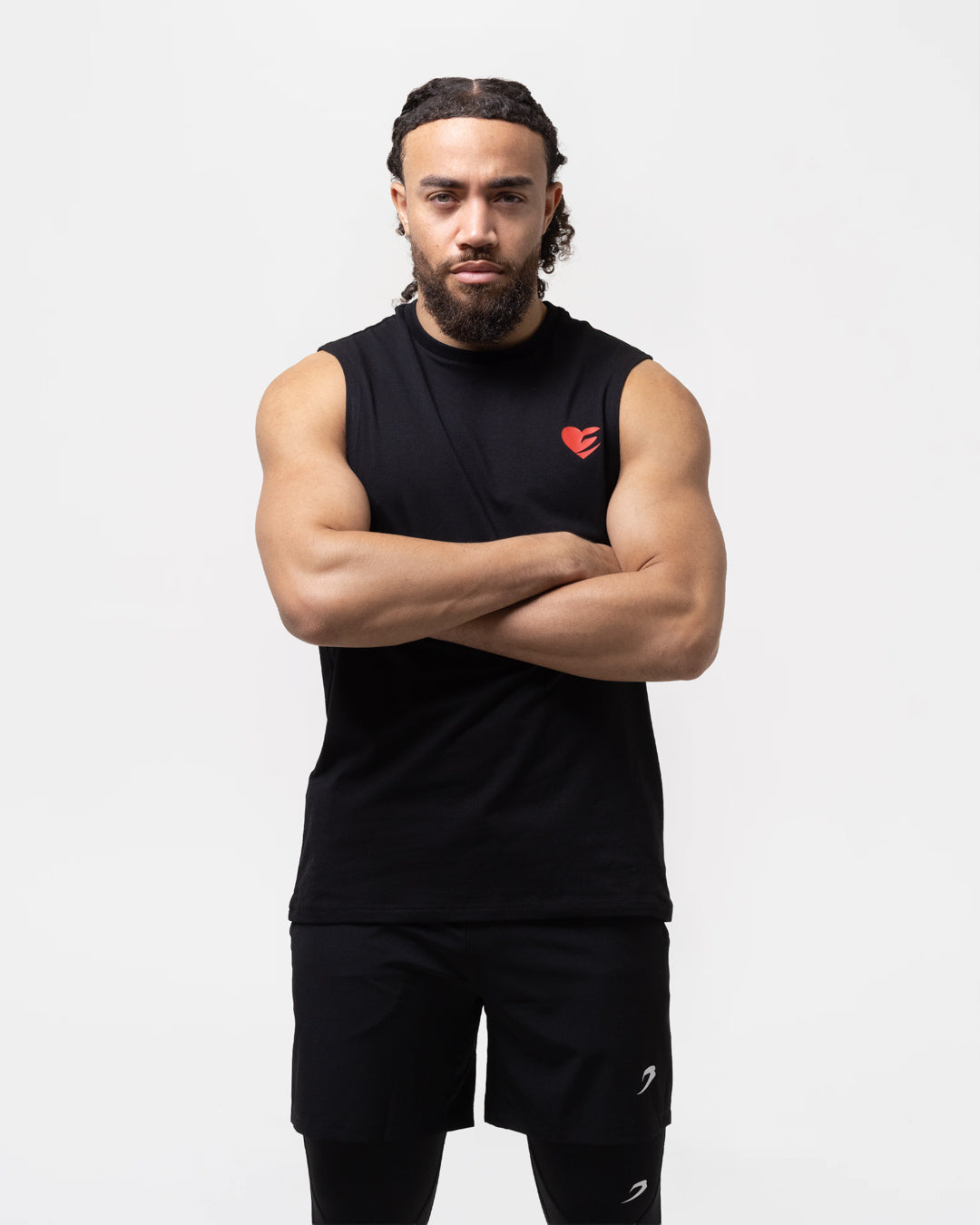 Boxing is Love Oversized Muscle Tank - Black