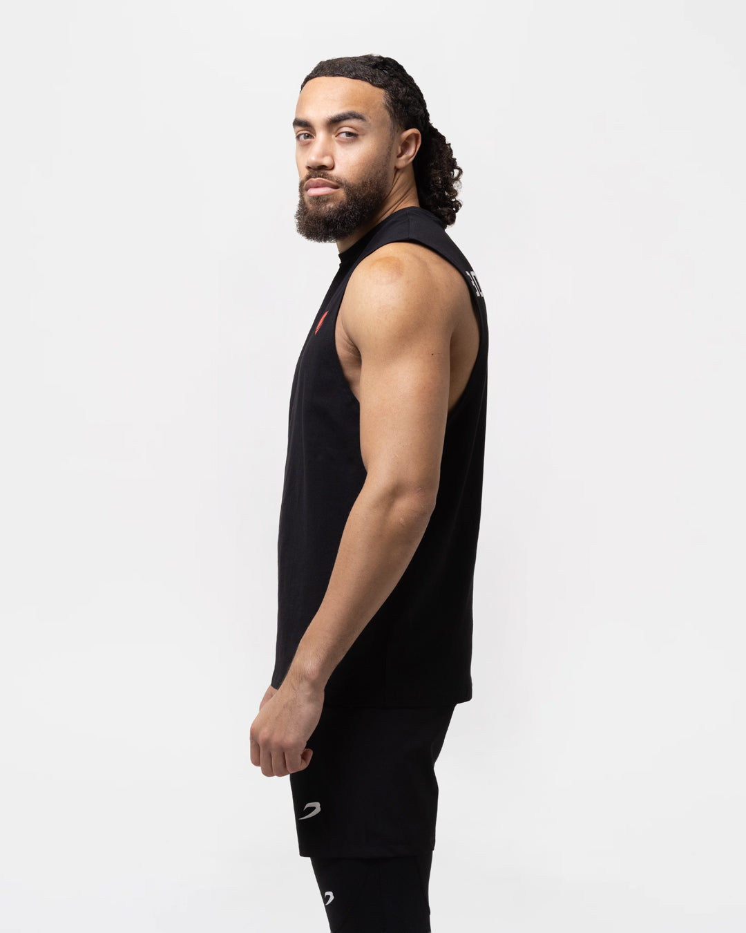 Boxing is Love Oversized Muscle Tank - Black