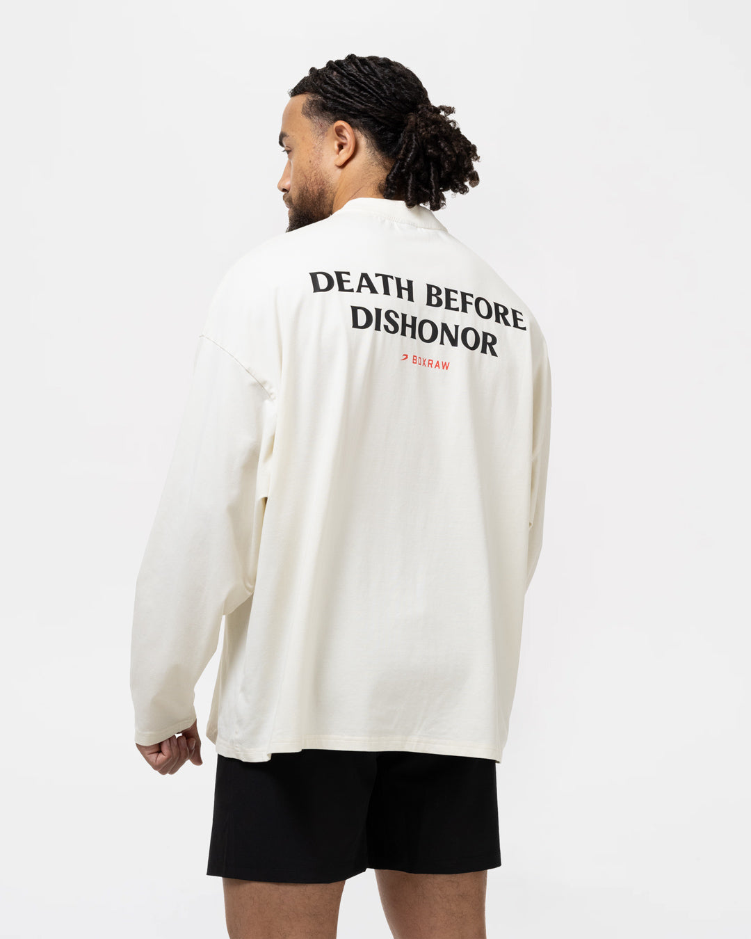 Death Before Dishonor Long Sleeve T-Shirt - Beige