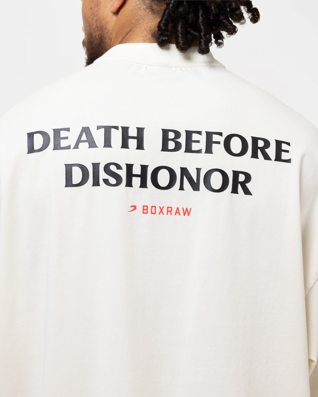 Death Before Dishonor Long Sleeve T-Shirt - Beige