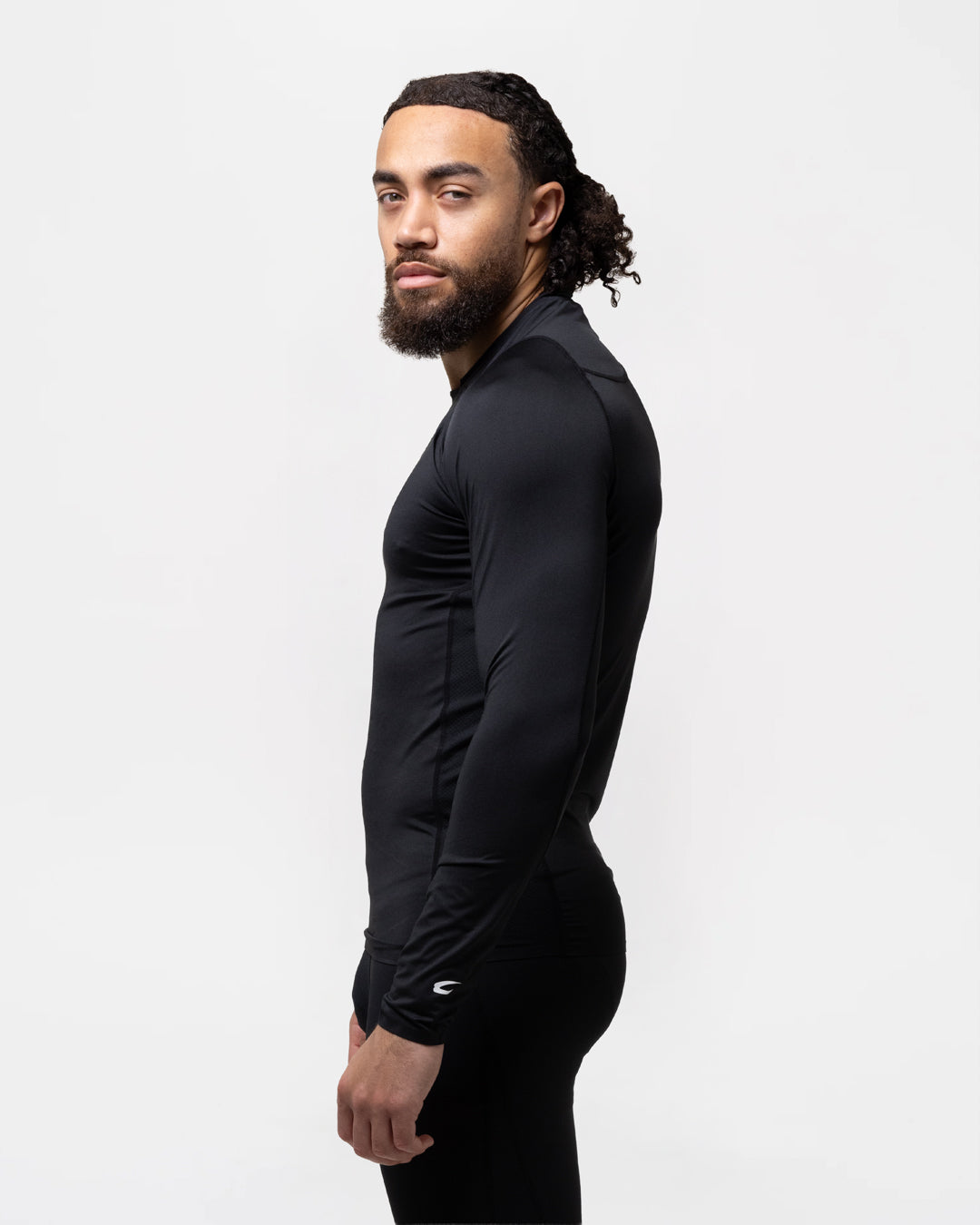 Saddler Compression Long Sleeve T-Shirt - Black