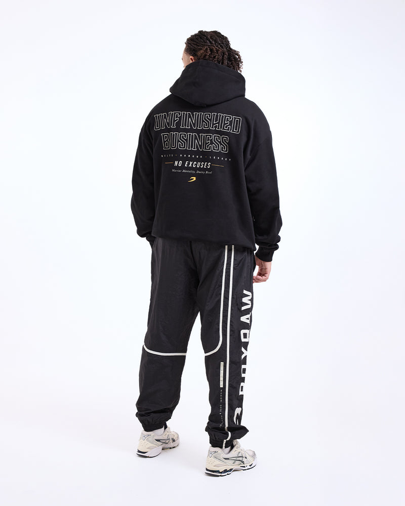 Bivol x BOXRAW Unfinished Business Oversized Hoodie - Black