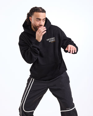 Bivol x BOXRAW Unfinished Business Oversized Hoodie - Black