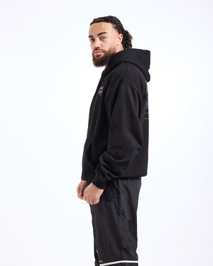 Bivol x BOXRAW Unfinished Business Oversized Hoodie - Black