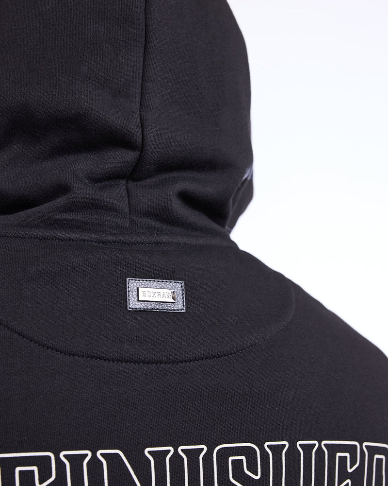 Bivol x BOXRAW Unfinished Business Oversized Hoodie - Black