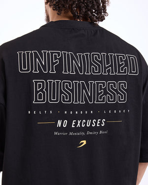 Bivol x BOXRAW Unfinished Business Oversized T-Shirt - Black