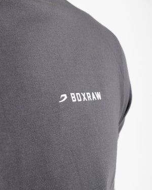 BOXRAW Logo T-Shirt - Charcoal