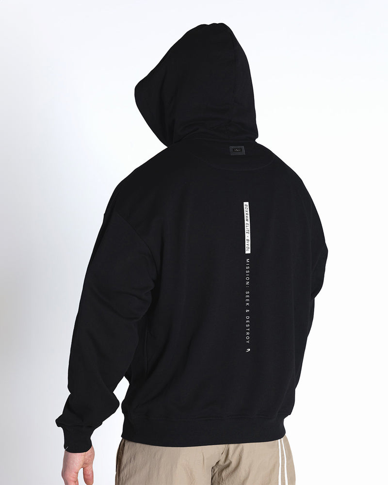 Bivol x BOXRAW Oversized Hoodie - Black