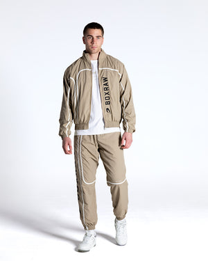 Bivol x BOXRAW Track Jacket - Taupe Beige