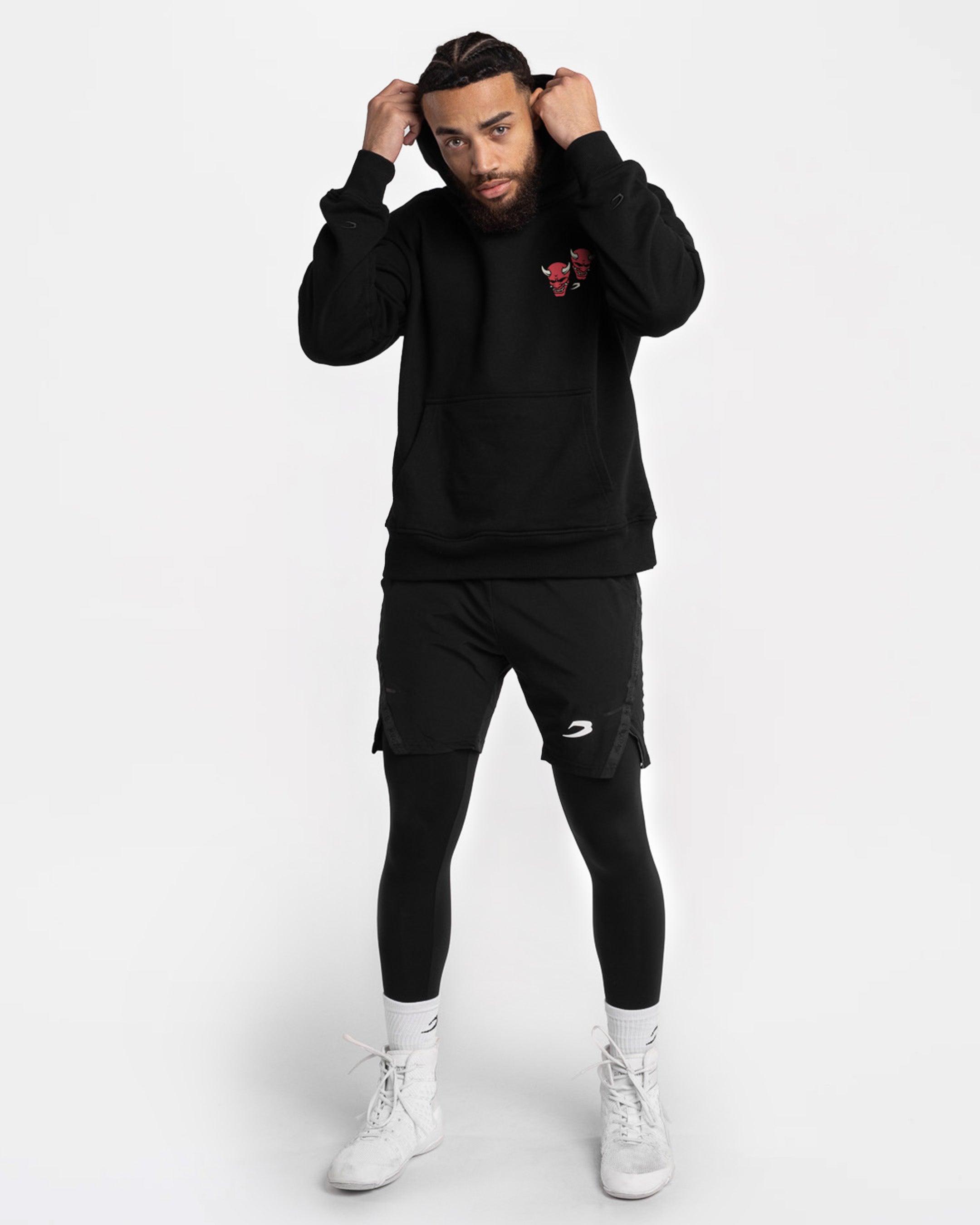 Death Before Dishonor Oversized Hoodie - Black