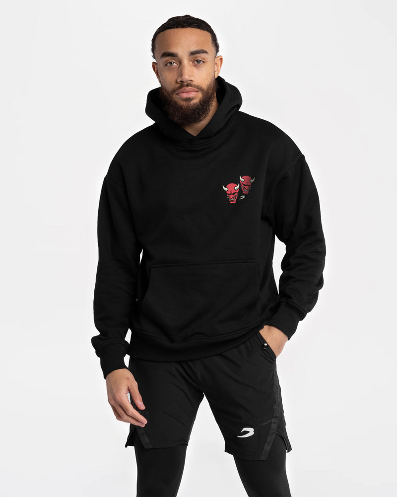 Death Before Dishonor Oversized Hoodie - Black
